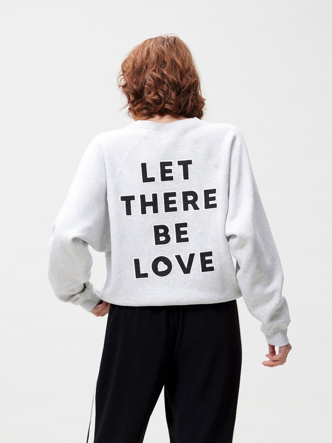Graphic sweater - 'Let There Be Love'