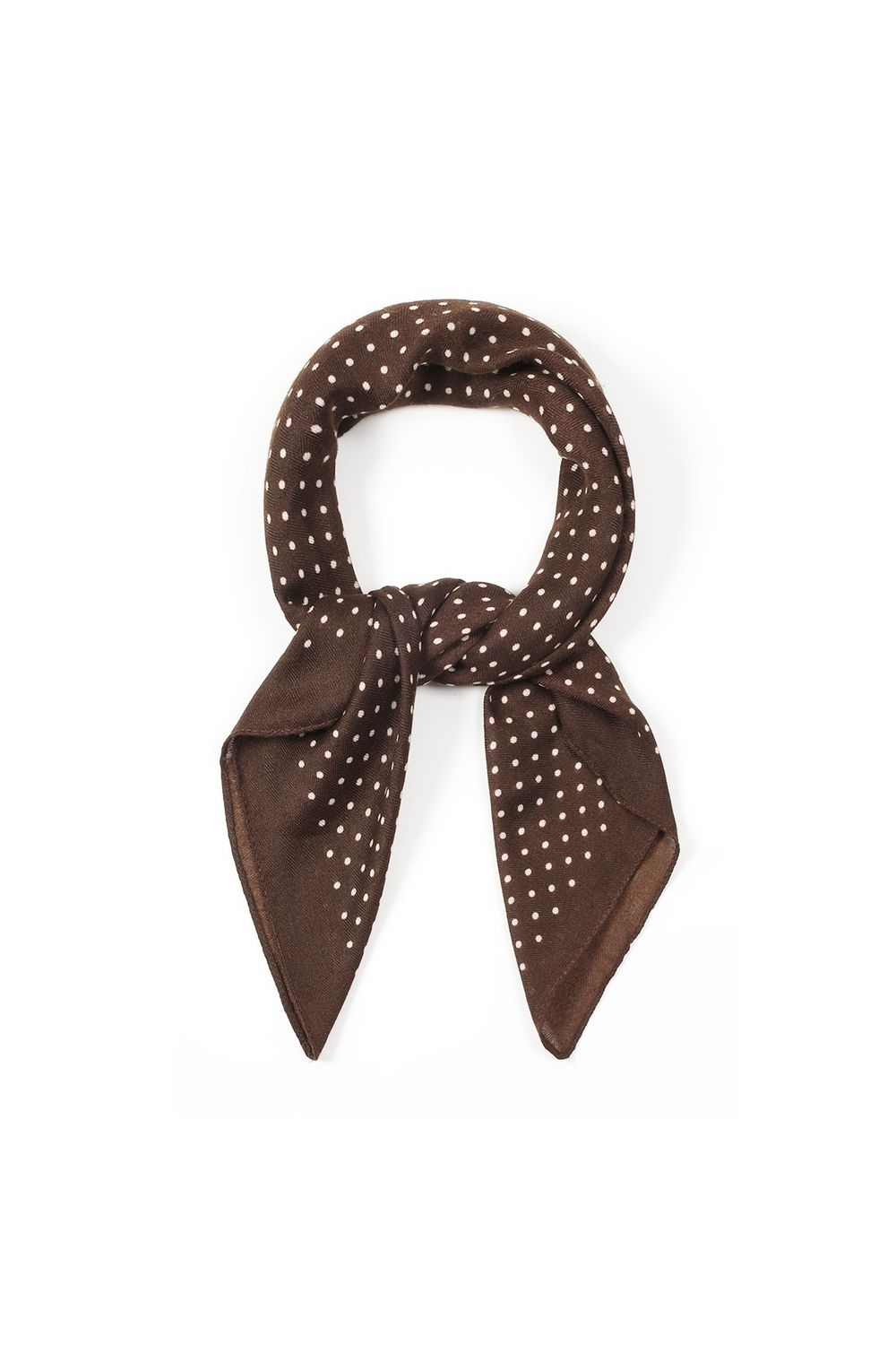 Sjaal Polkadots - Bruin