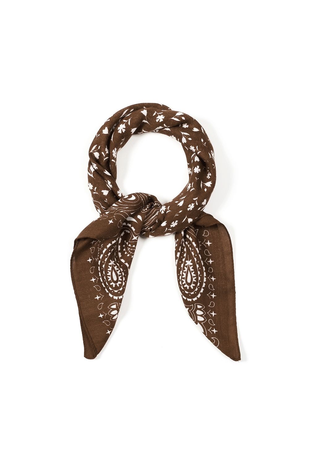 Sjaal Flowers - Bruin