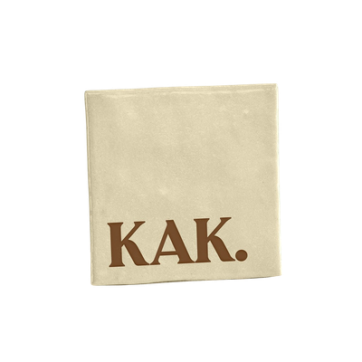 Tegeltje - KAK. - beige