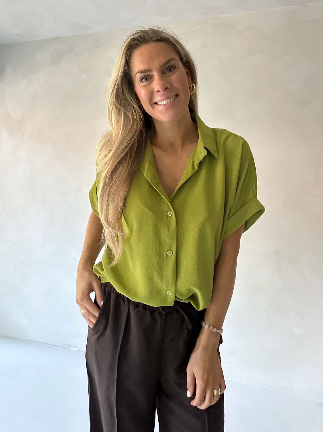 Blouse Babs - Matcha