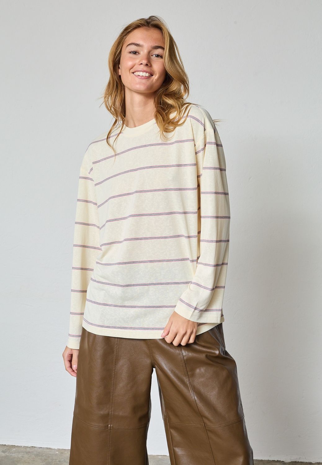 Top Esther - cream stripe