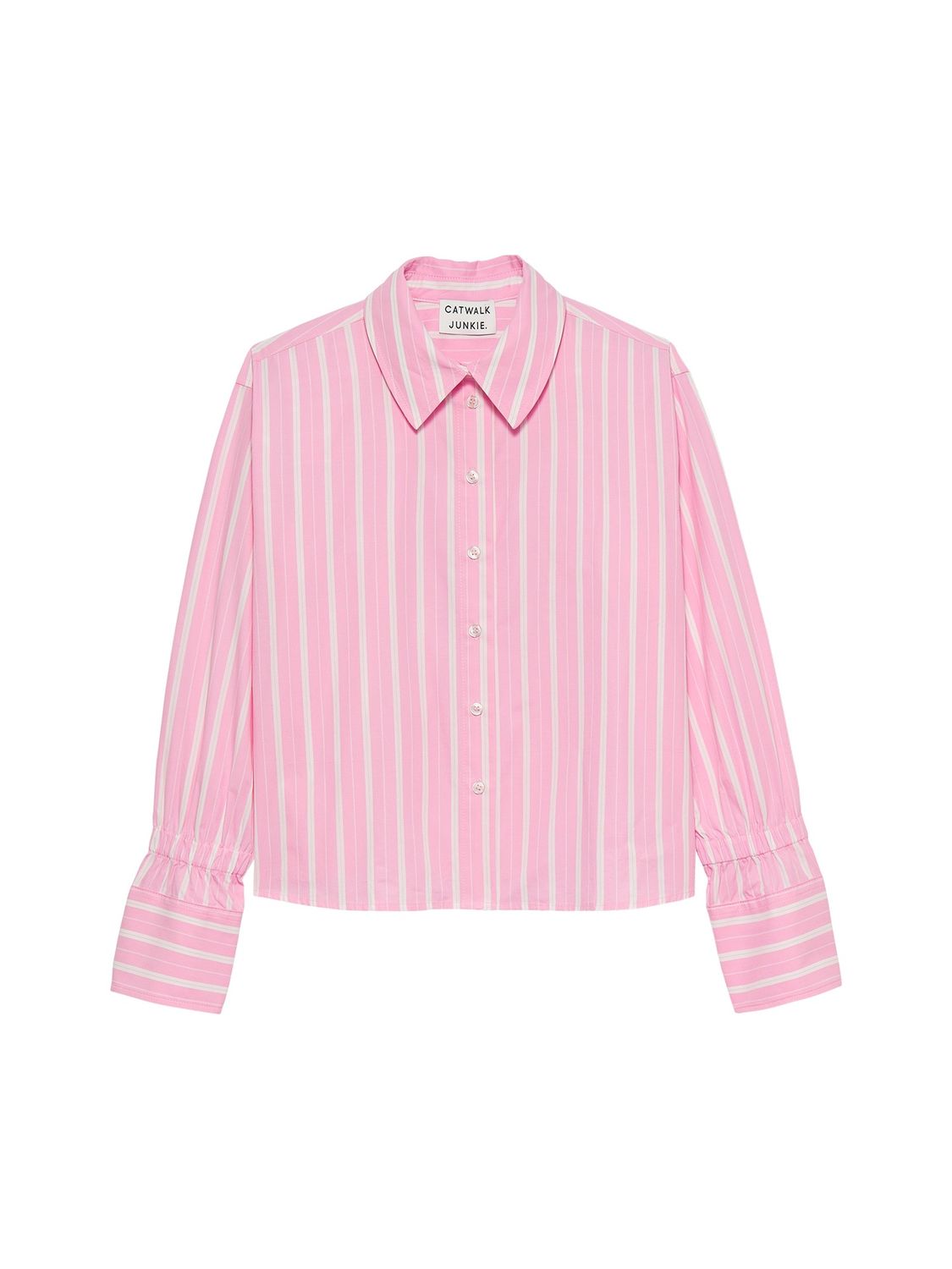 Striped blouse with elastic cuff - Rosebloom