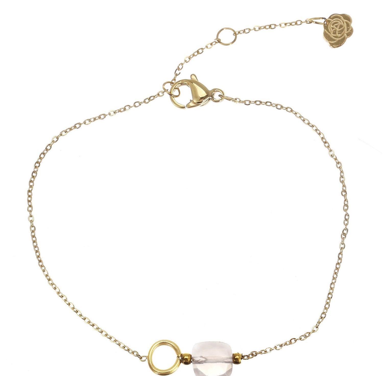 Armband steen - paars