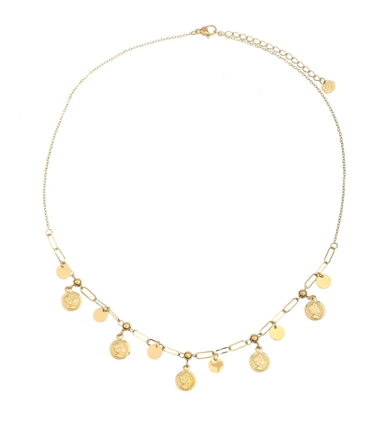 Ketting schakel met muntjes