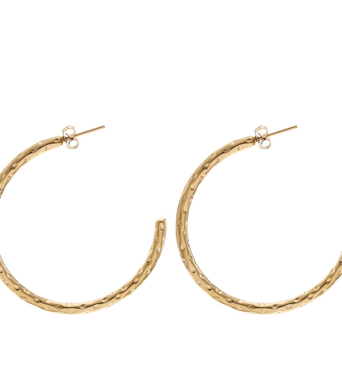 Oorringen groot met structuur