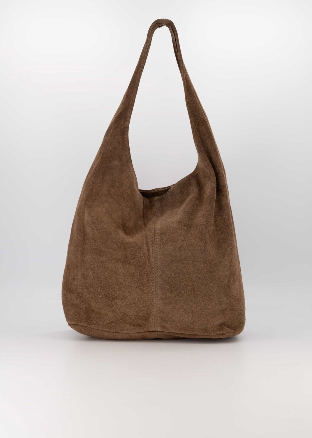 Baggy Bag Loreen suède - taupe