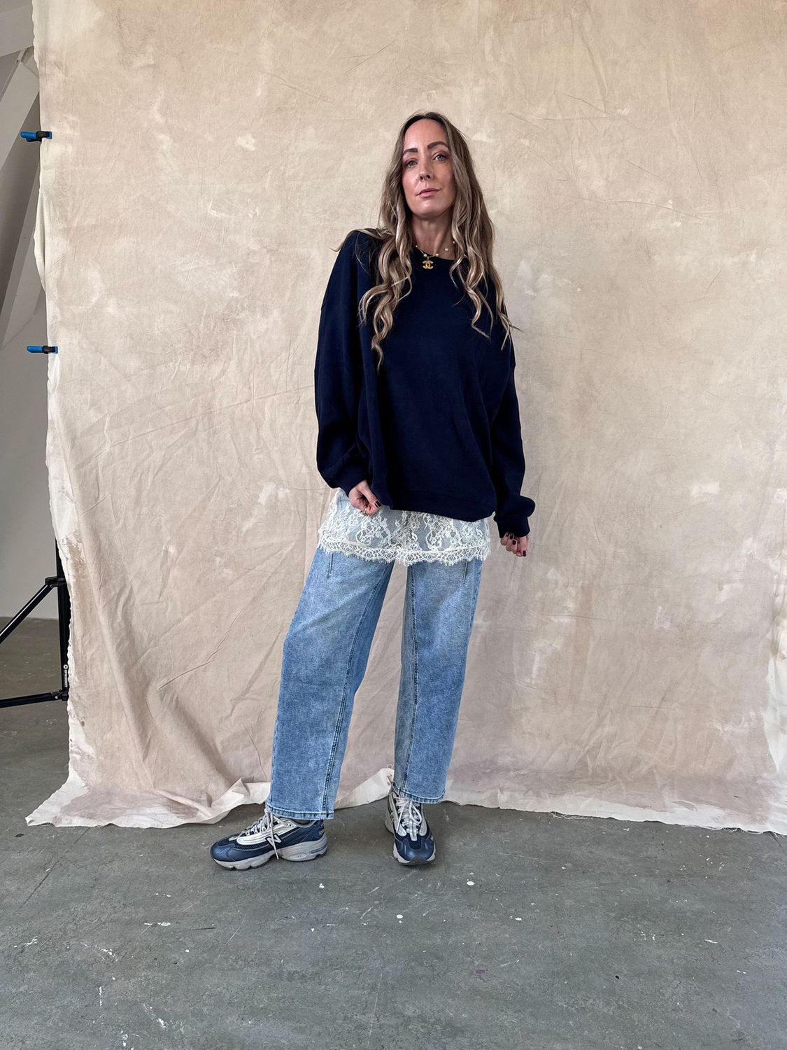 Barrel jeans Minny - blue