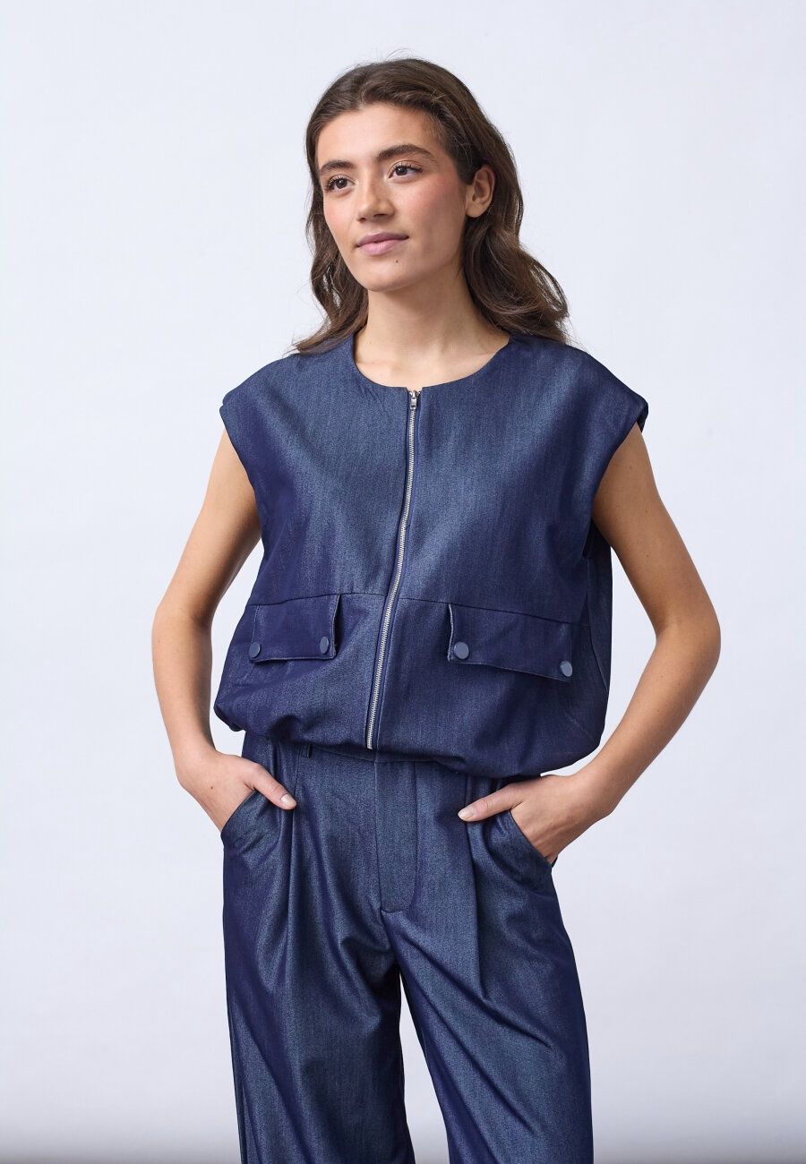 Gilet Garwin - denim