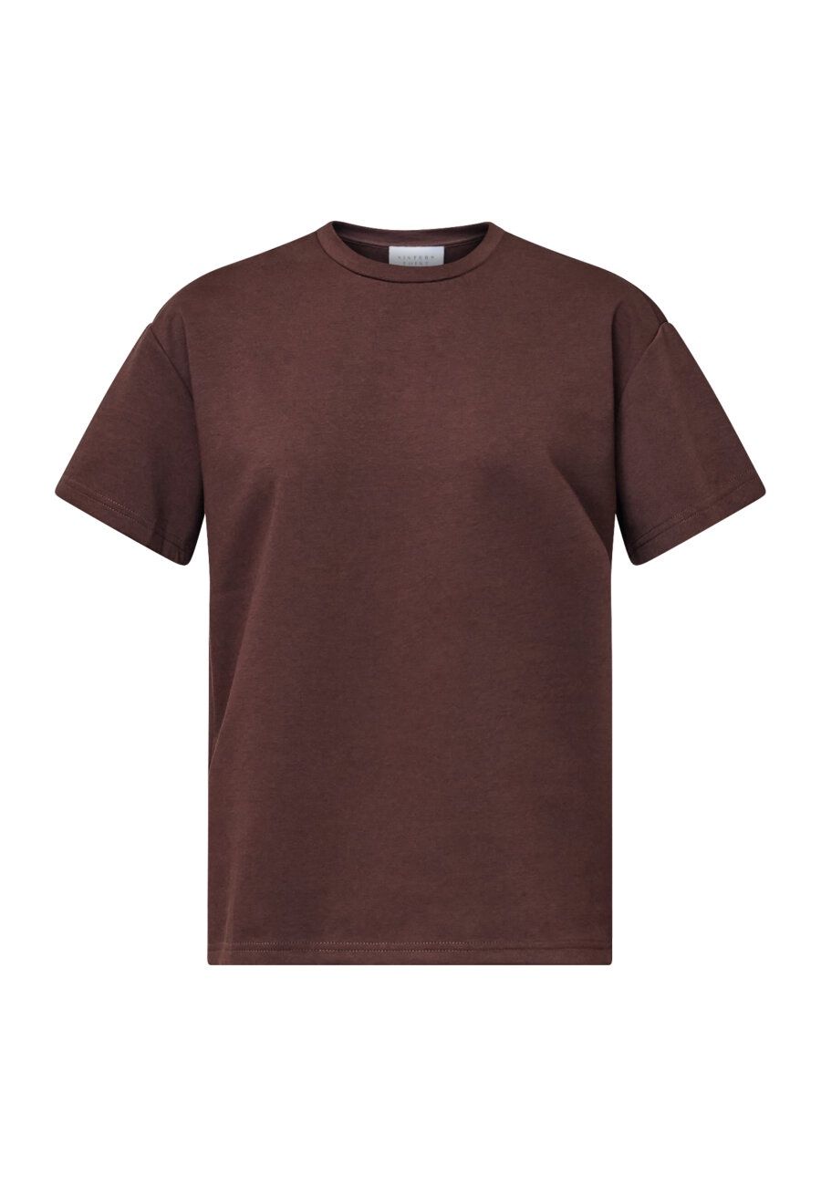 T-shirt Veda - dark chocolate