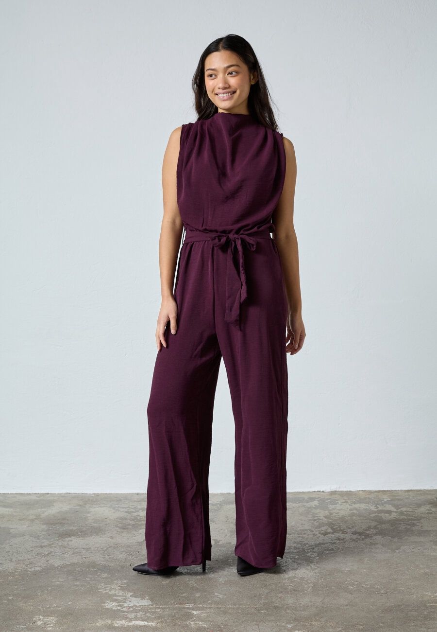 Jumpsuit Guto - deep bordeaux