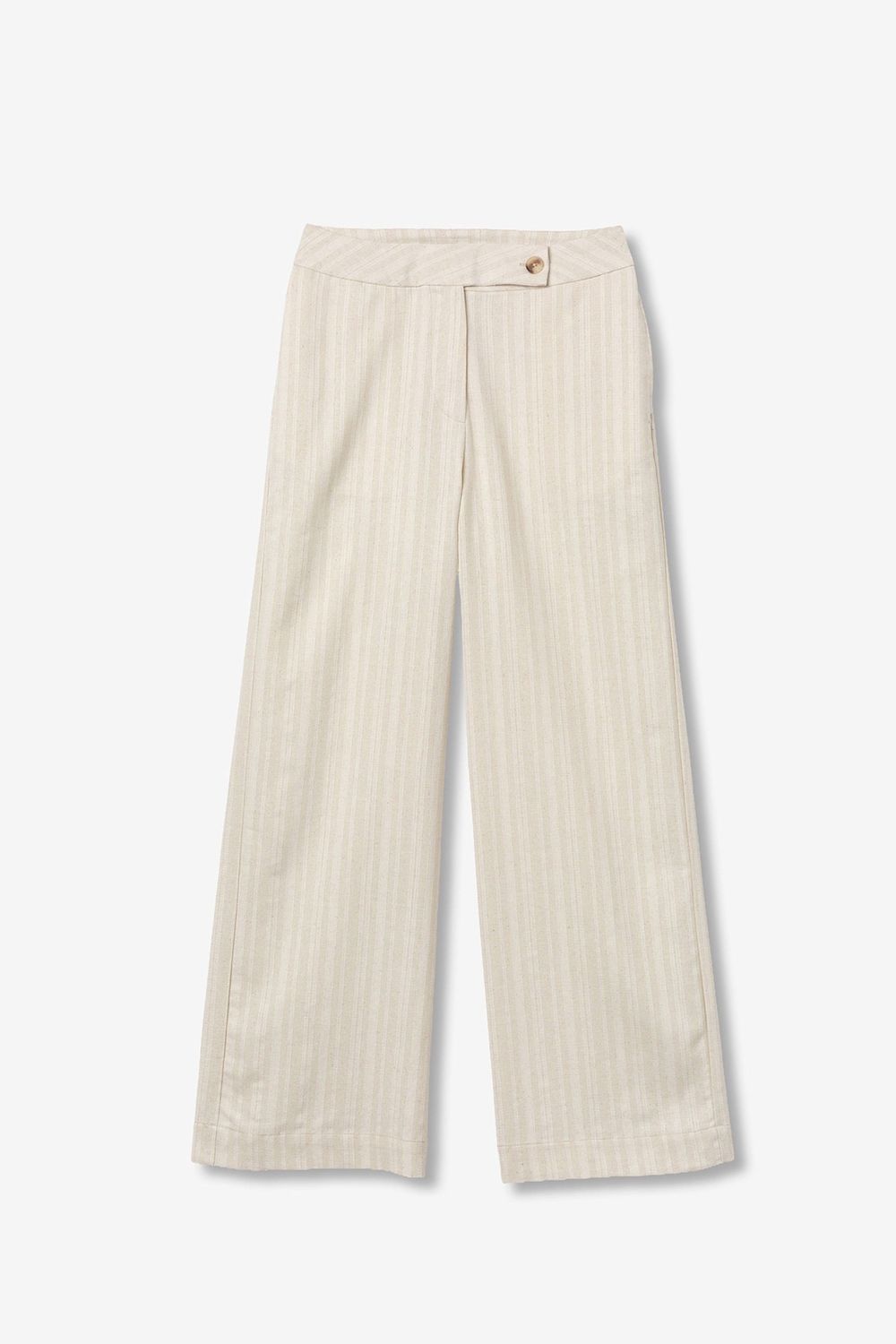 Broek Provence - streep beige