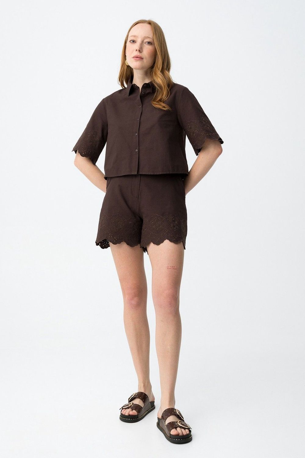 Short Lencastre - chocolate brown