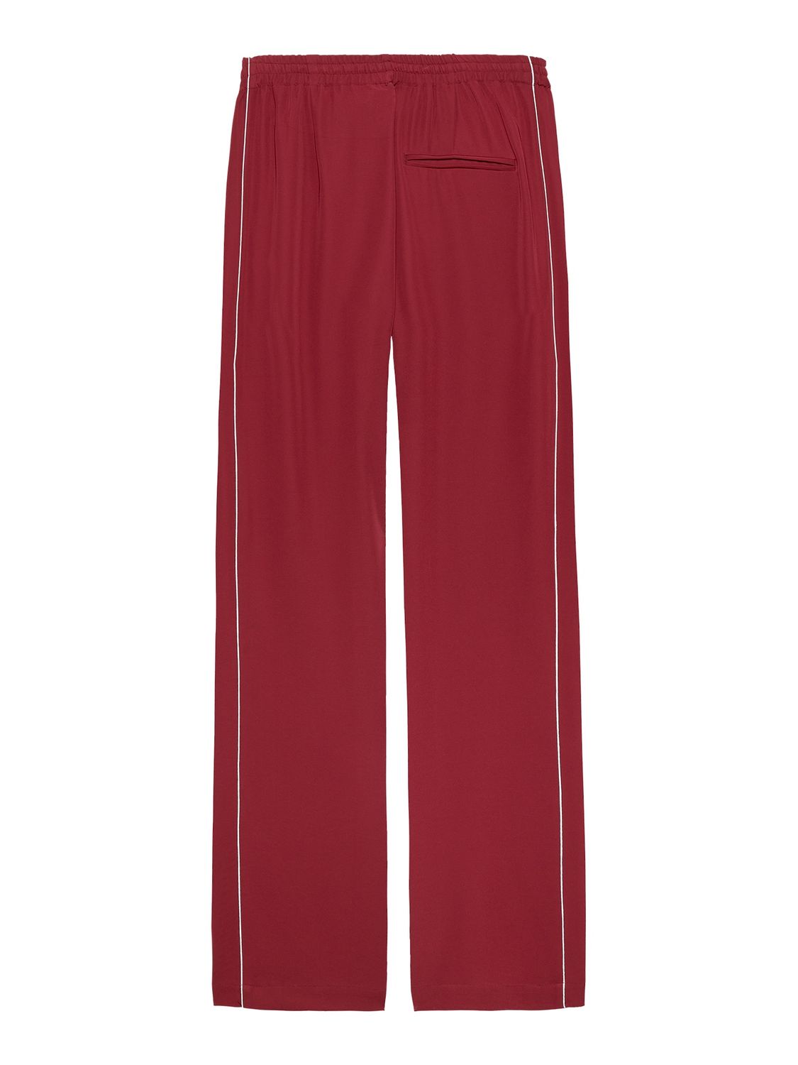 Tracksuit trousers with piping - rhubarb