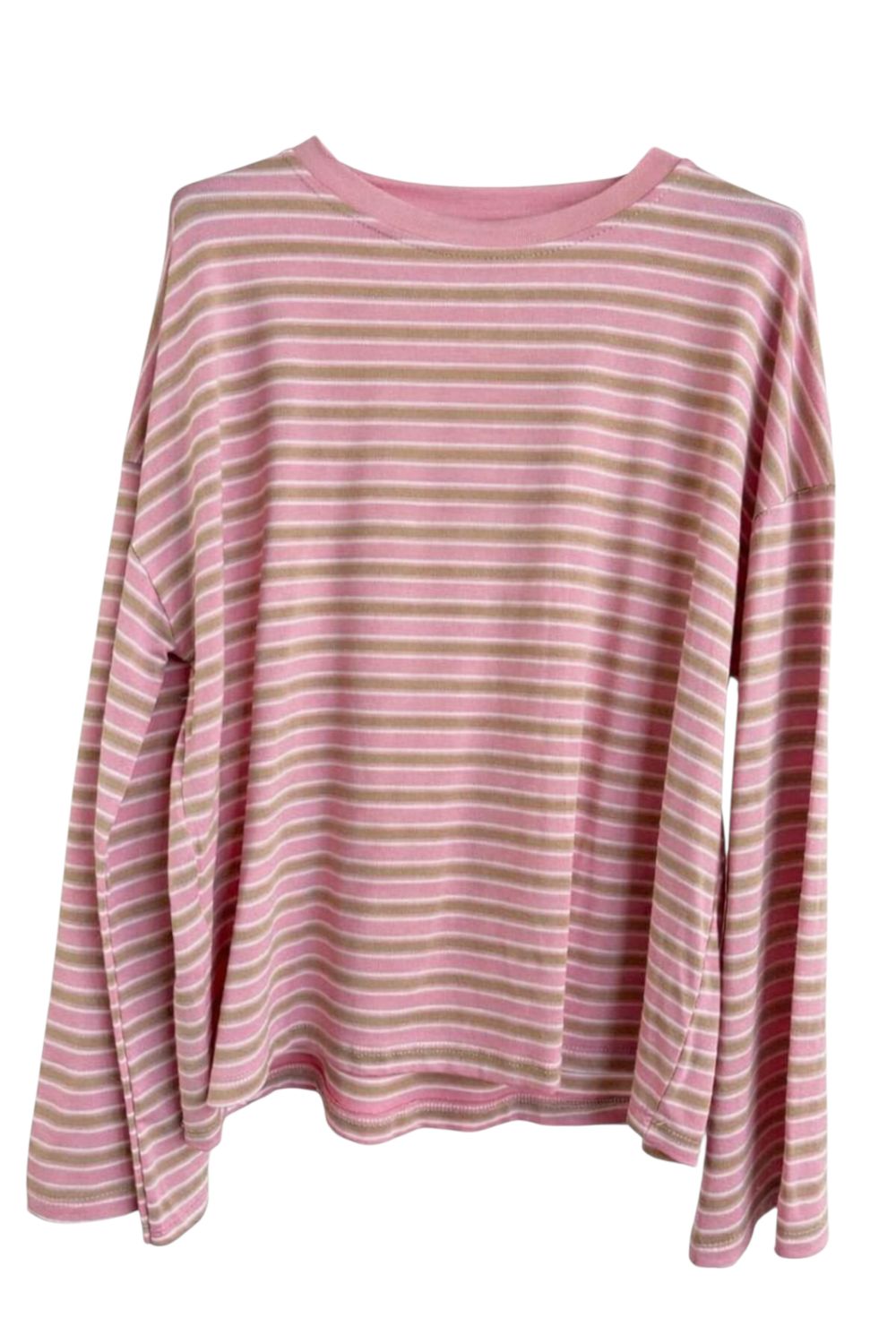 Striped long sleeve Mila - Blush Stripe