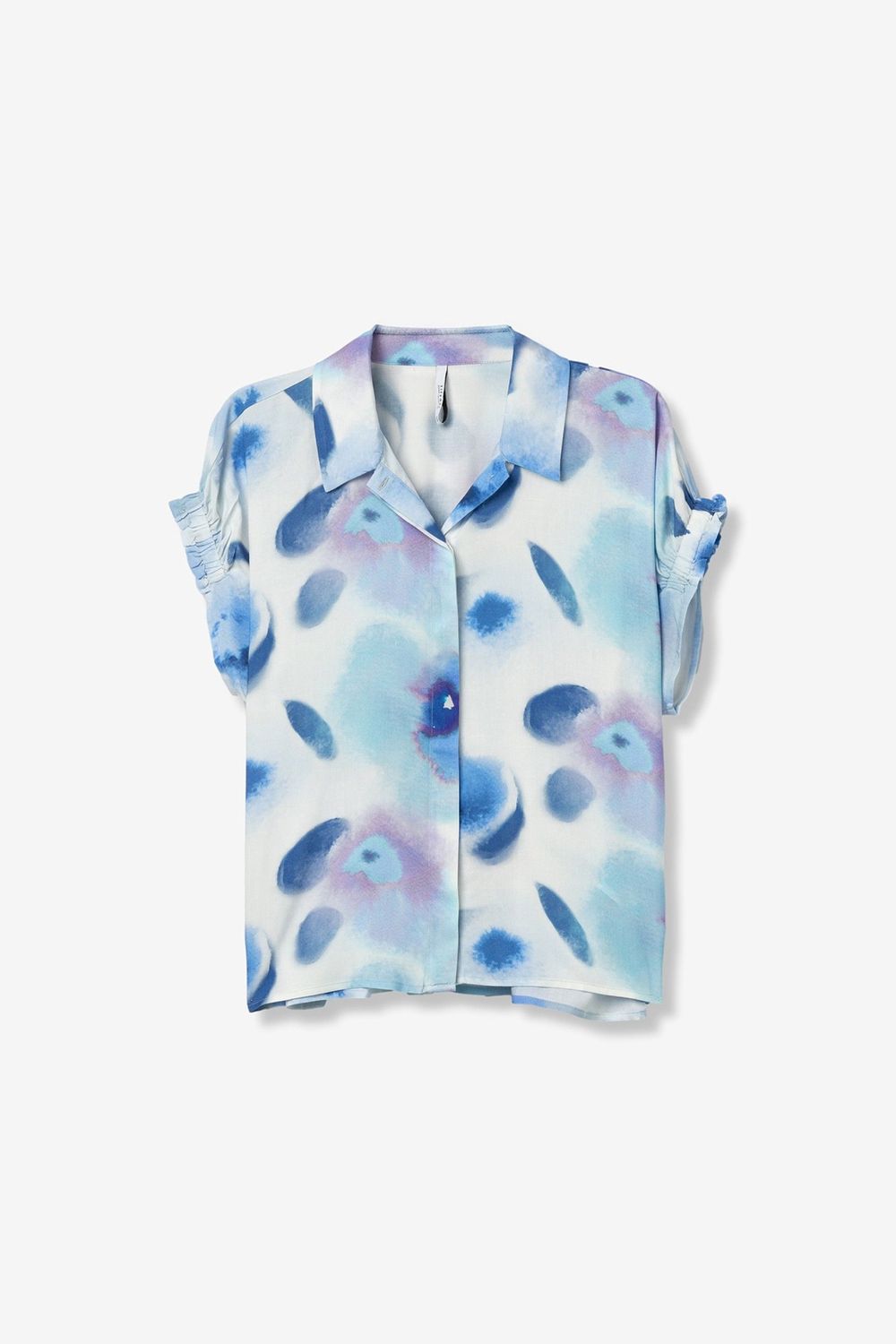 Blouse Petala -blue flower
