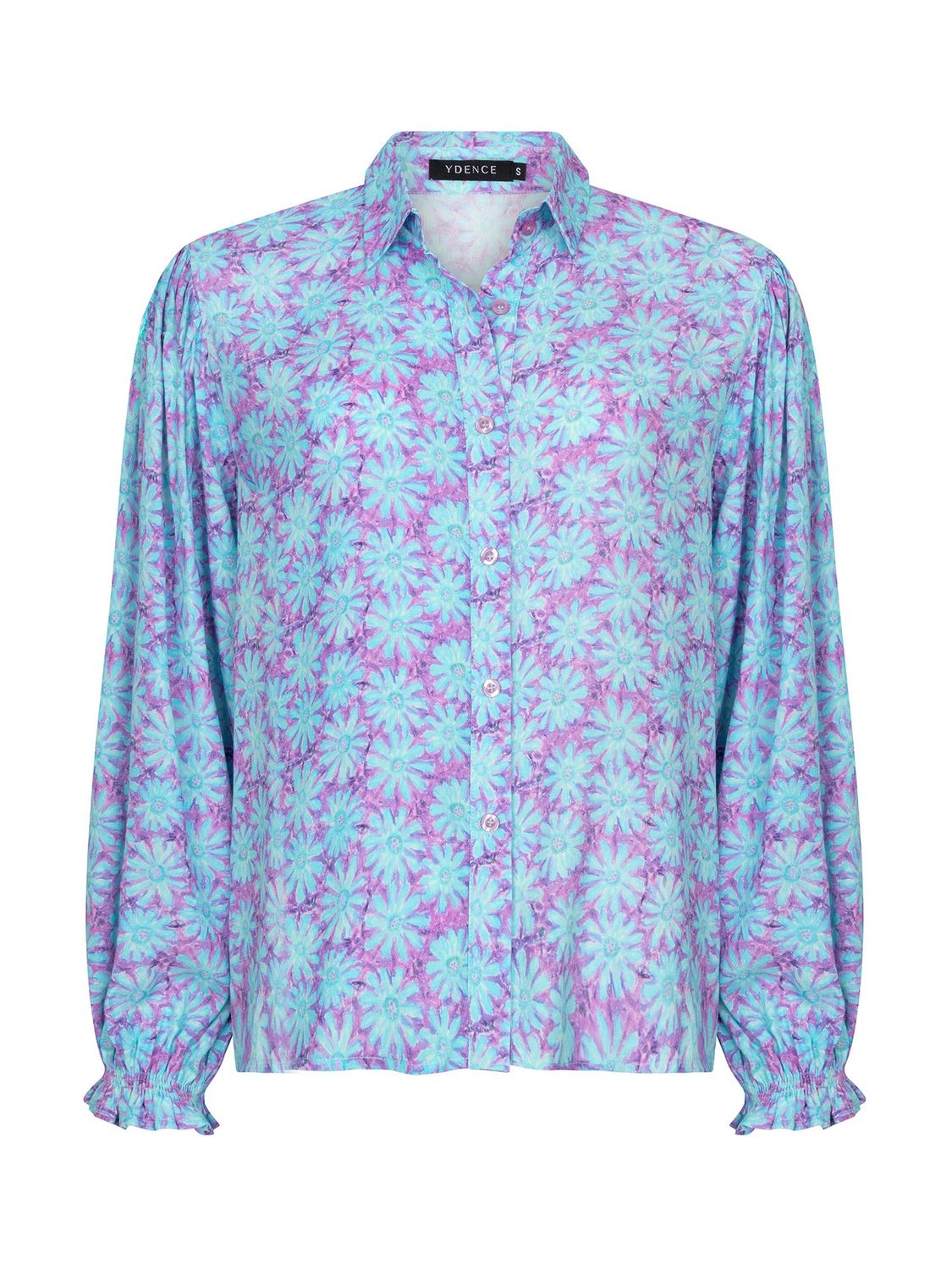 Blouse Alyssa - Turquoise flower