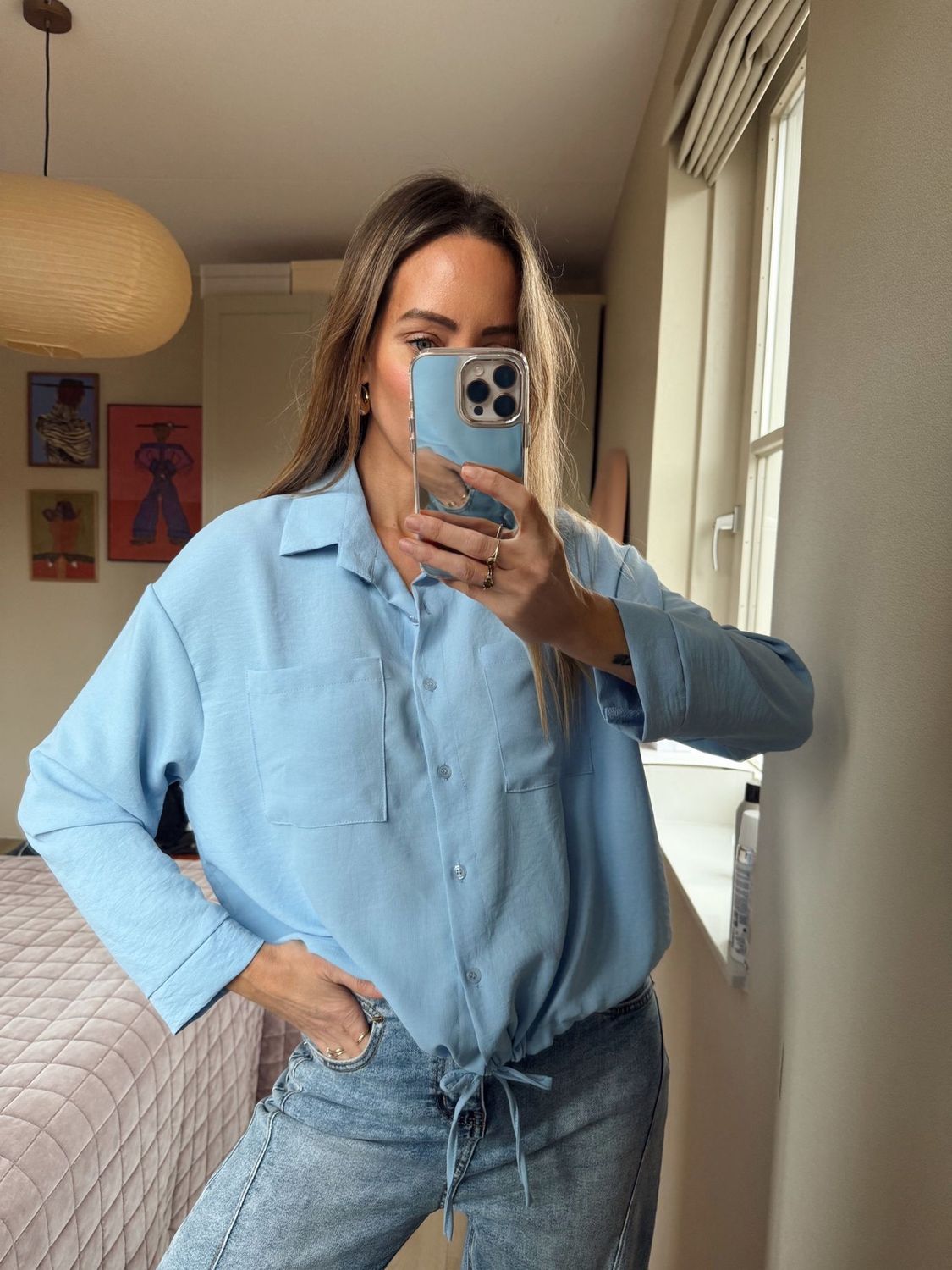 Blouse Francy - blauw