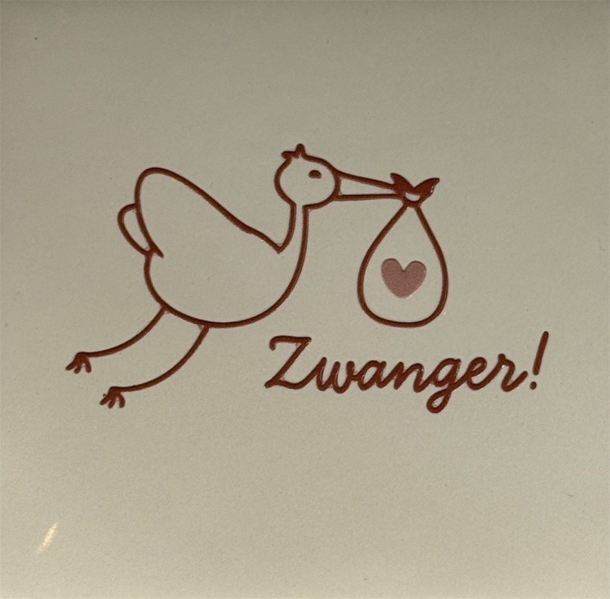 Tegel - 'zwanger' creme/goud
