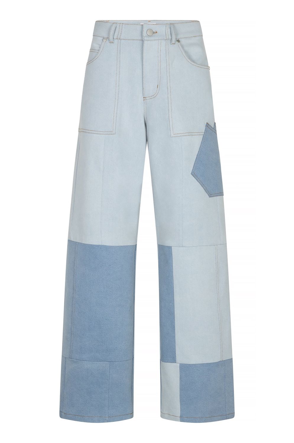 Wide leg jeans Jax - blauw