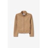 Suede jas Alisa - camel