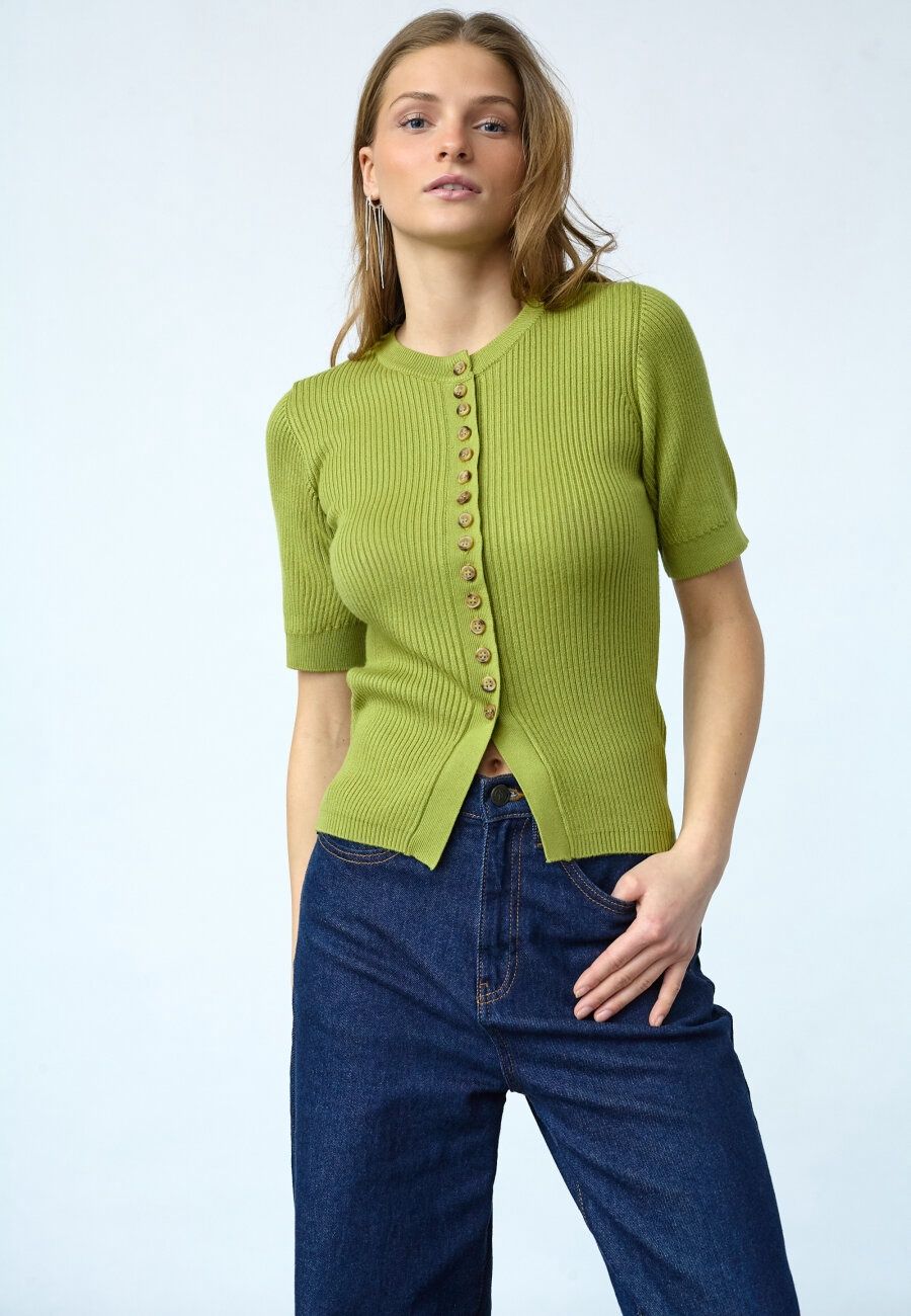 Top Halia - Lime green