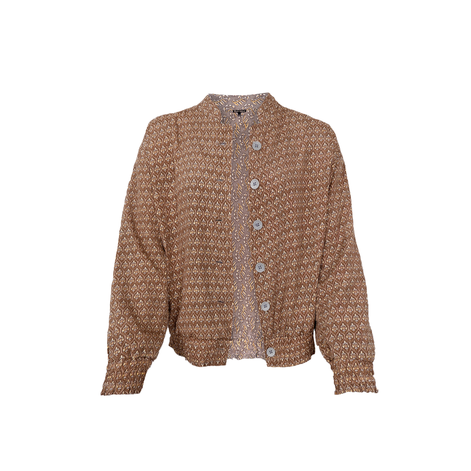 Reversible Bomberjack met Print - Indie nougat