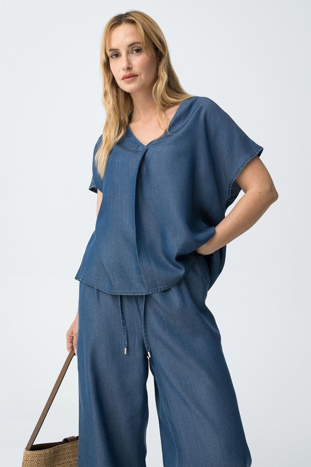 Top Mara - denim blue