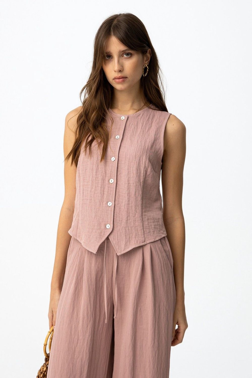 Gilet Augusta - mellow rose