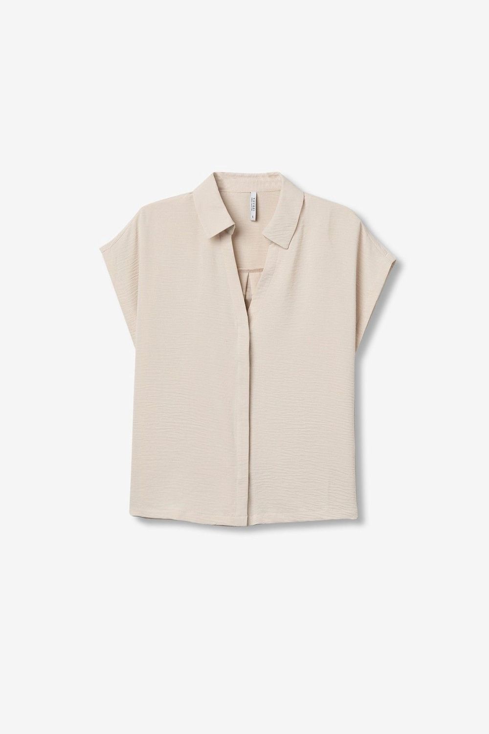 Top v-hals Berto - beige