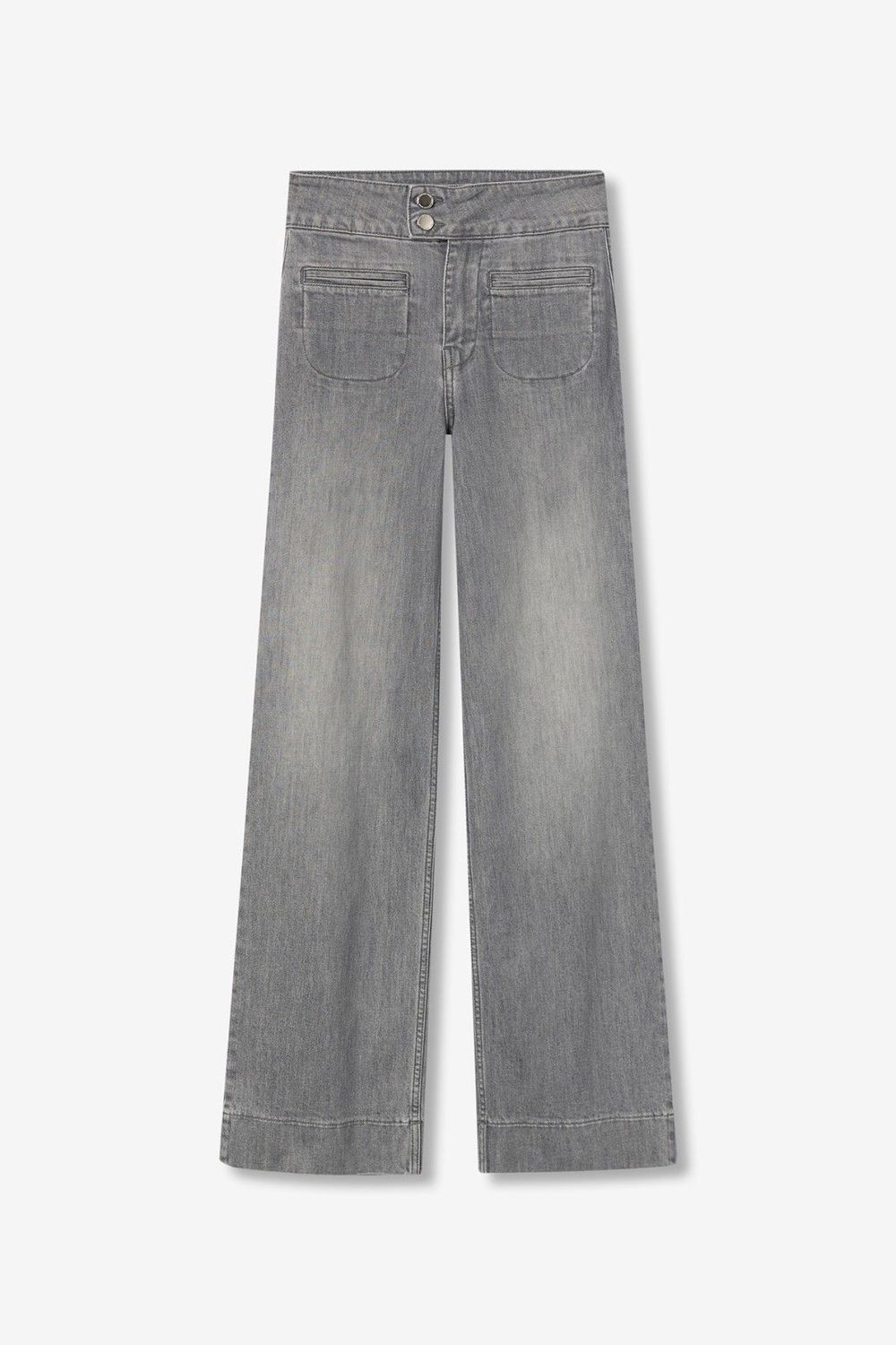 Jeans Olivia high waist - grijs