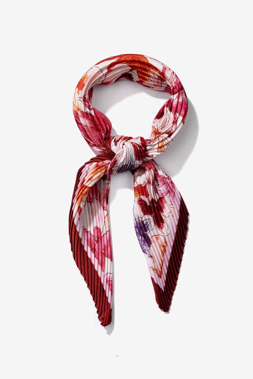 Sjaal satijn look Amora - multi