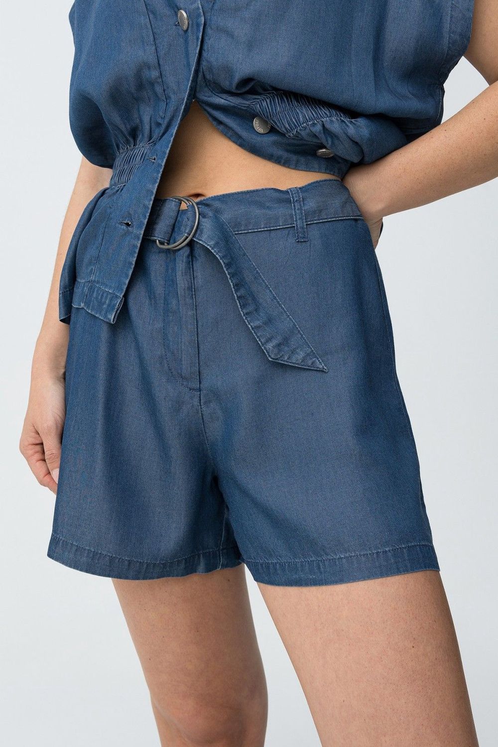 Short Frances - denim blue
