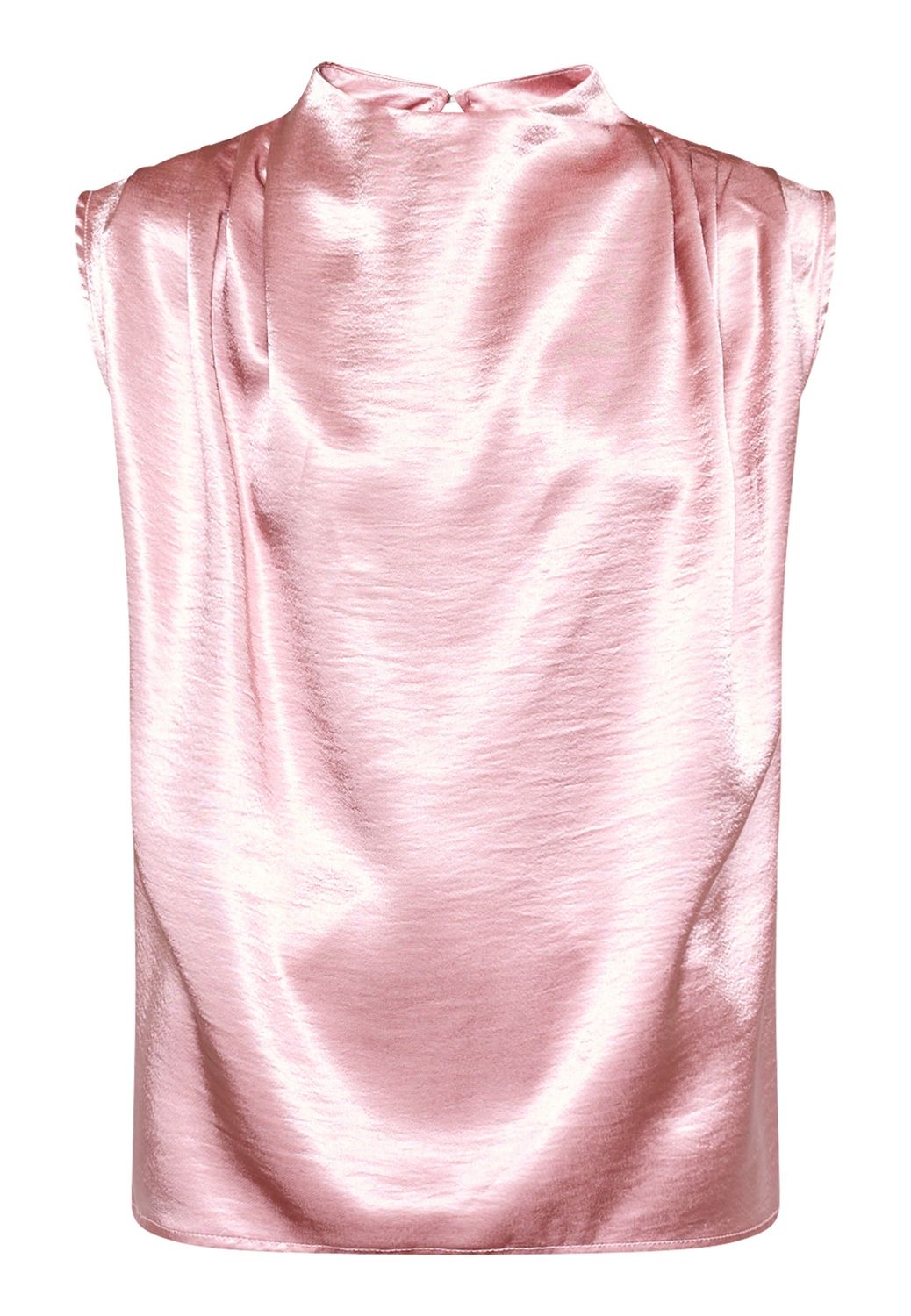 Satijnen top Guto - Mauve / roze