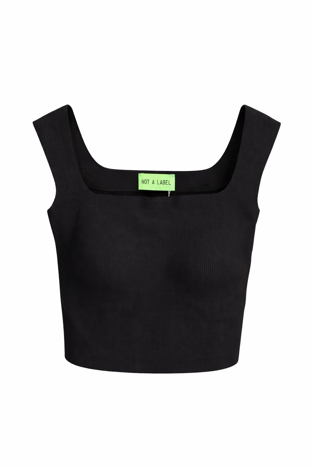 Rib singlet Riba - zwart