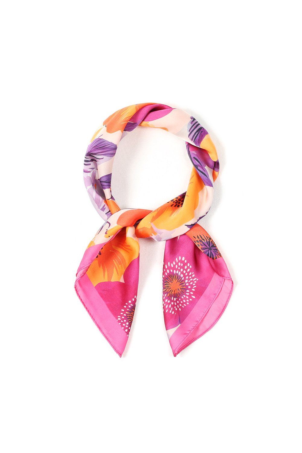 Sjaal flower sweet - roze