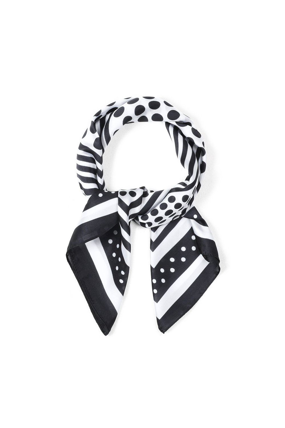 Sjaal Polka Dots - black