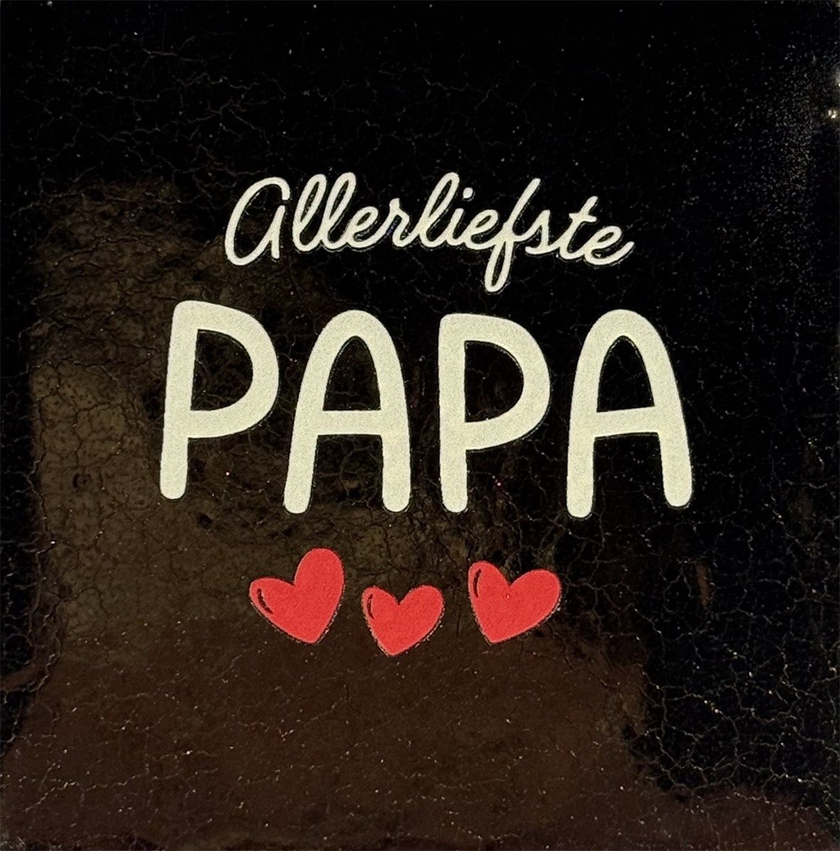 Tegel - Allerliefste papa - goud/beige