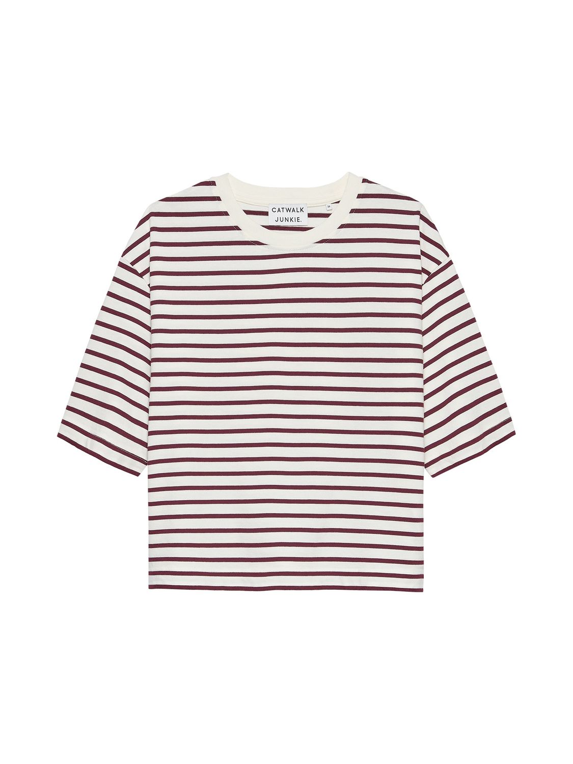 Loose fit striped t-shirt - winetasting