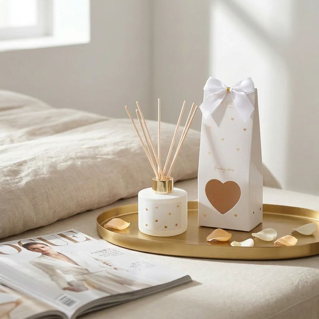 Geurstokjes Hartjes | Peachy Vibes