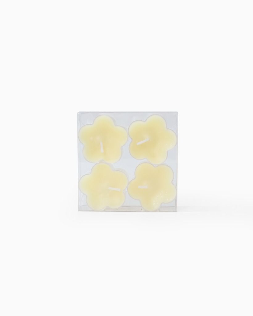 Waxinebloemetjes botergeel - Bloemetjes voor jou