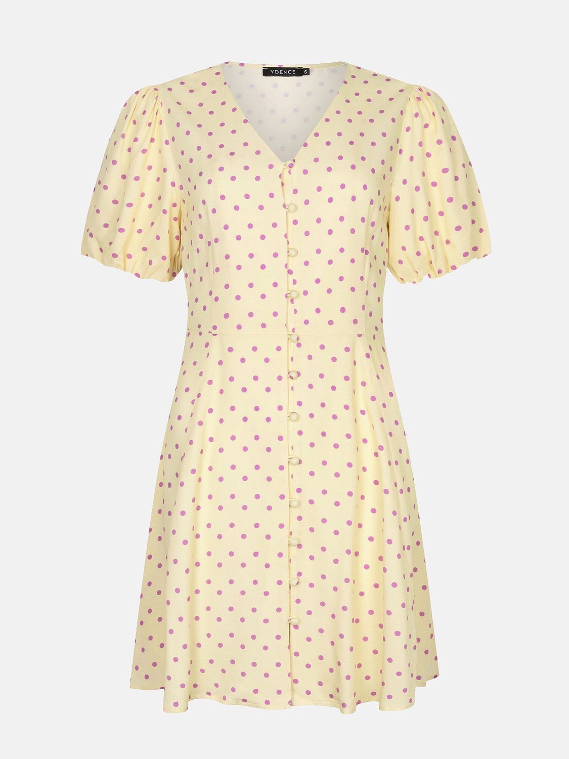 Dress Amaya - Soft yellow