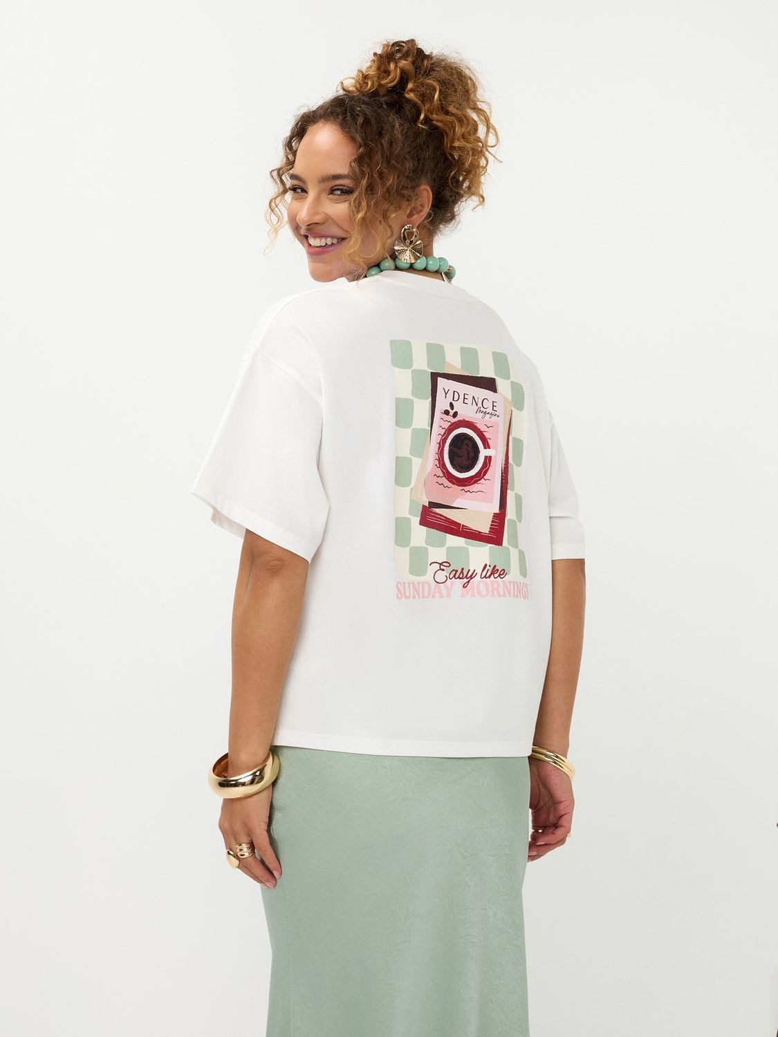T-shirt Sunday mornings - Off-white