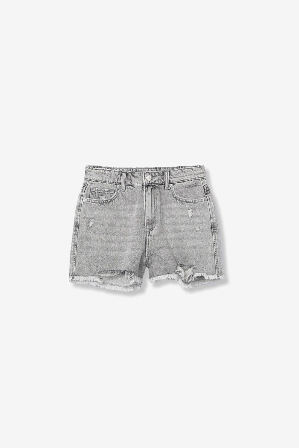 Short Babsy high waist - lichtgrijs