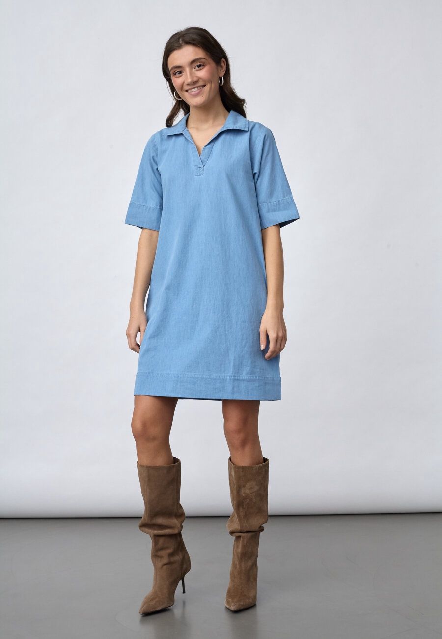 Jurk Inusa - l. blue denim