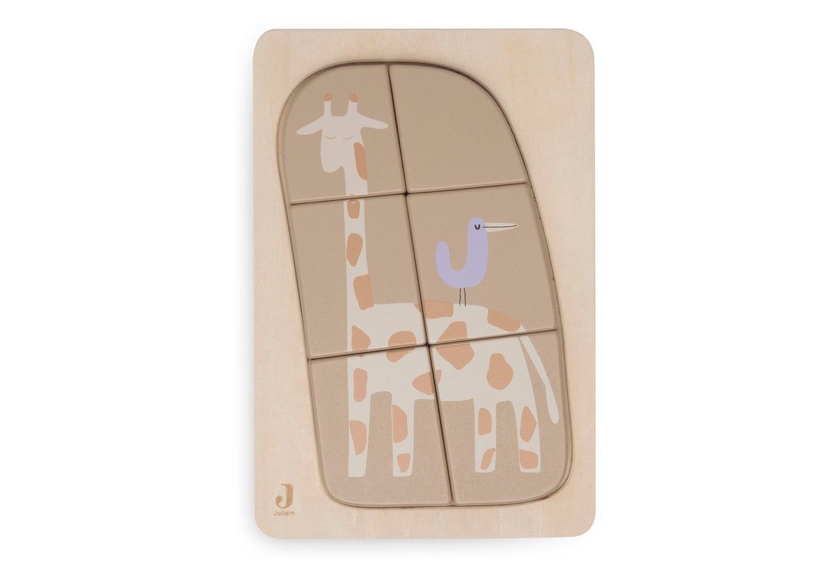 Houten Puzzel Jungle Jambo - nougat