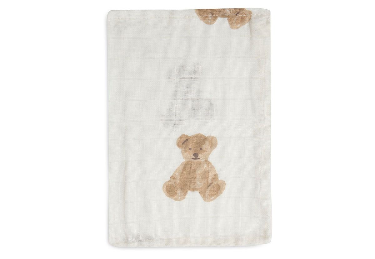 Washandje Hydrofiel Teddy Bear - 3 Stuks