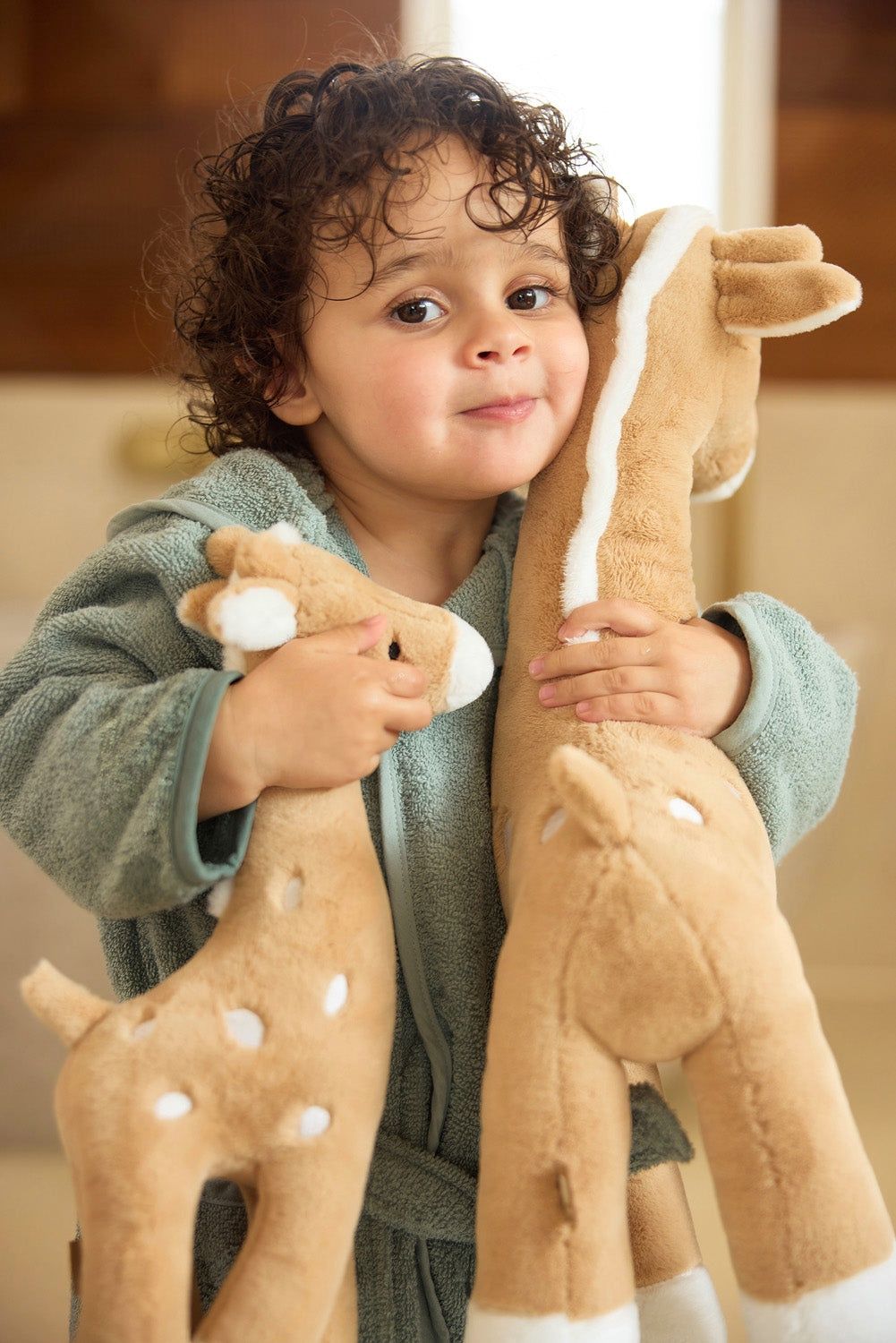 Knuffel Giraffe - biscuit