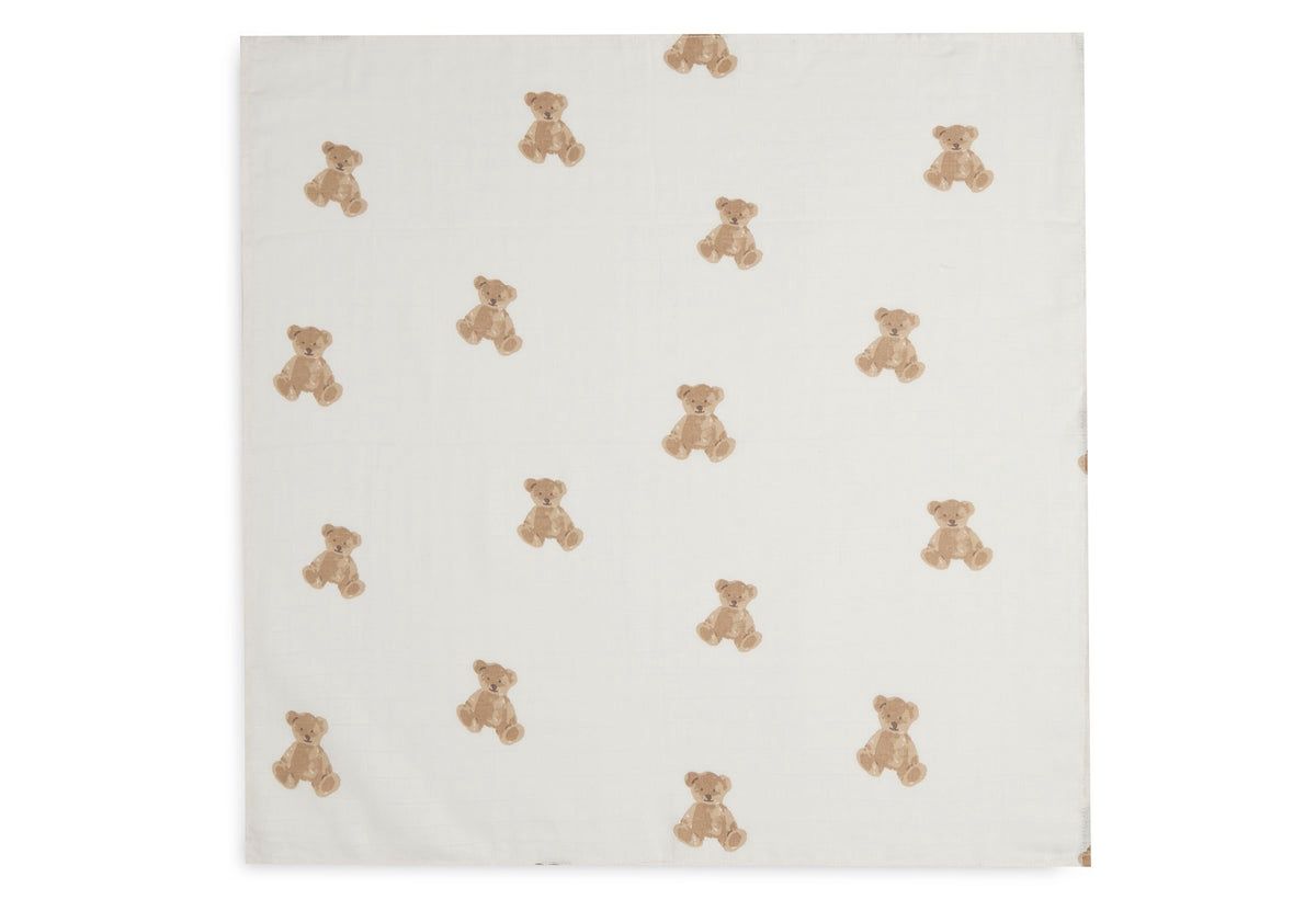 Hydrofiele Doek Small 70x70cm Teddy Bear - 3 Stuks