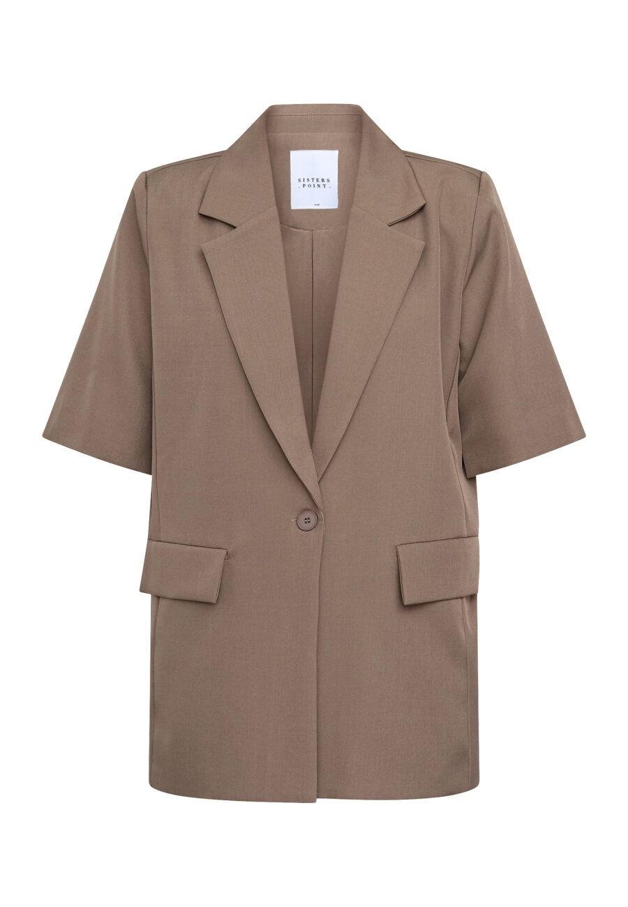 Blazer Viksa (korte mouw) - dark sand